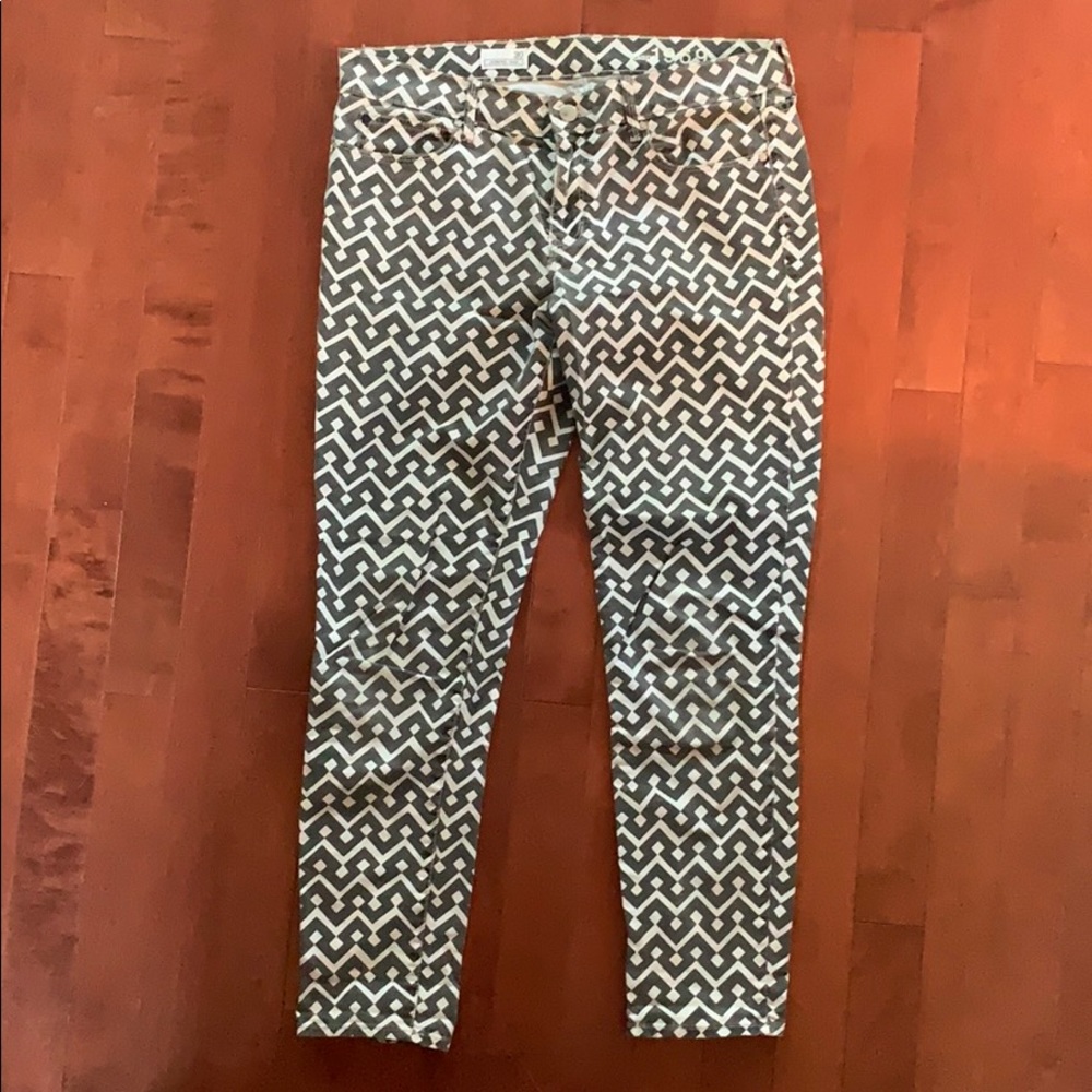 Patterned legging jean